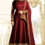royalanarkali-attractive-maroon-color-semi-stitched-desinger-suit