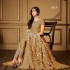 apricot-color-heavy-georgette-stone-work-suit-with-heavy-dupatta