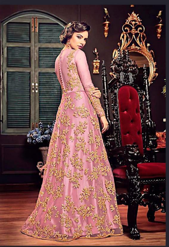impeccable-light-pink-color-heavy-net-with-embroidery-stone-work-suit