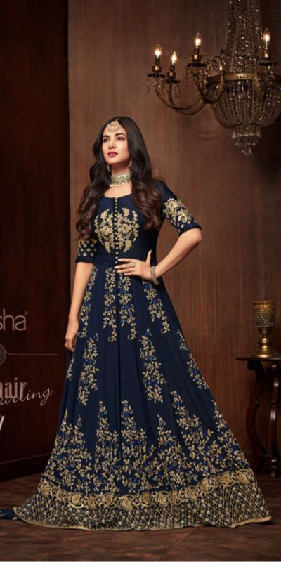 affordable-blue-color-georgette-heavy-embroidered-stone-work-suit