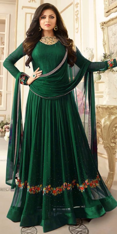 leading-green-color-faux-georgette-embroidered-stone-work-anarkali-suit