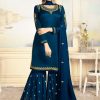 charismatic-blue-color-satin-georgette-with-embroidered-work-plazo-suit