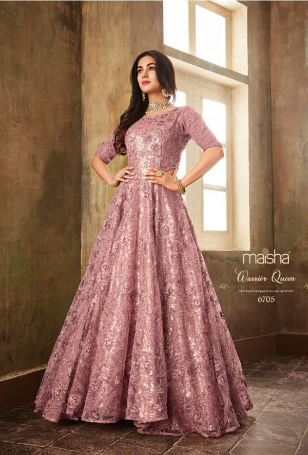 harmonious-pink-color-heavy-net-with-sequence-embroidery-suit