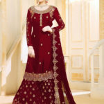 progressive-red-color-georgette-embroidered-plazo-suit-from-ghunghat