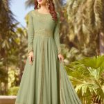 captivating-olive-green-color-fox-georgette-with-embroidery-work-suit
