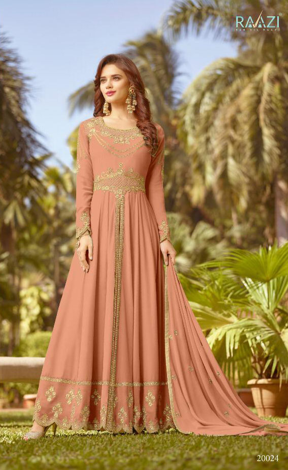 captivating-orange-color-fox-georgette-with-embroidery-work-suit