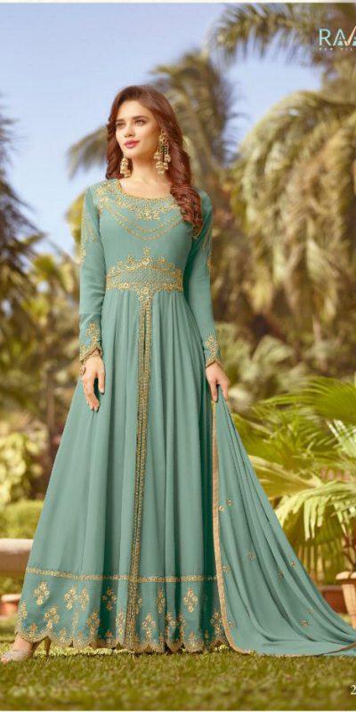 captivating-sky-blue-color-fox-georgette-with-embroidery-work-suit