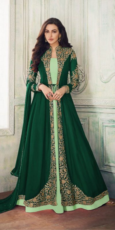 decorative-green-color-georgette-with-cording-work-long-length-suit