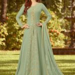statuesque-sage-green-color-fox-georgette-with-embroidery-work-suit