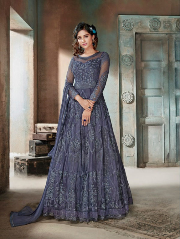 enigmatic-stone-blue-color-heavy-net-embroidery-diamond-work-anarkali-suit