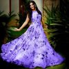 stylish-floral-printed-purple-color-american-creep-silk-gown