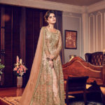 thrilling-orange-color-heavy-net-with-embroidery-cording-work-suit