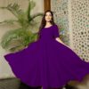classic-floral-violet-color-american-creep-silk-gown