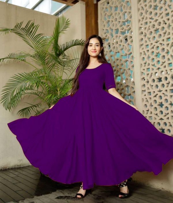 classic-floral-violet-color-american-creep-silk-gown