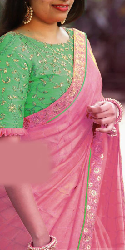 cotton-chex-with-heavy-coding-sequence-work-pink-color-fancy-saree