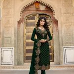 elegant-green-color-fox-georgette-embroidery-stone-work-salwar-suit
