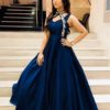luxurious-look-with-blue-taffeta-satin-thread-work-gown