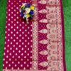 magenta-banarasi-silk-weaving-jacquard-saree-with-heavy-rich-zari-pallu