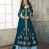ravishing-peacock-blue-color-faux-georgette-with-embroidery-work-anarkali-suit