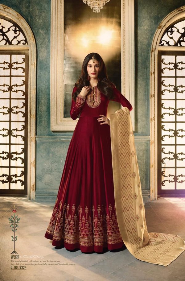 dazzling-maroon-color-heavy-satin-georgette-with-embroidery-work-anarkali-suit