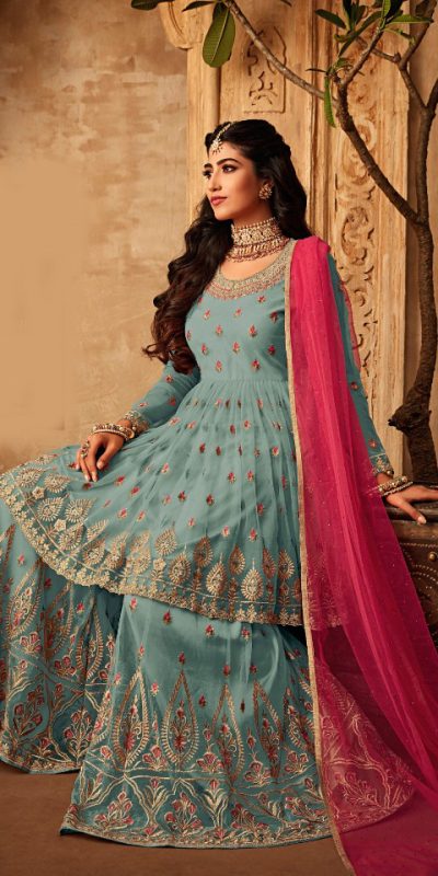 dazzling-sky-blue-color-net-with-embroidery-work-salwar-suit