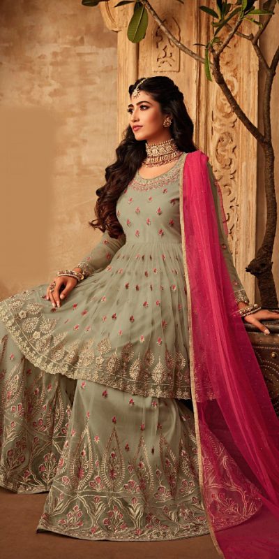 dazzling-olive-green-color-net-with-embroidery-work-salwar-suit