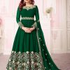 energetic-green-color-georgette-with-coding-embroidery-work-anarkali-suit