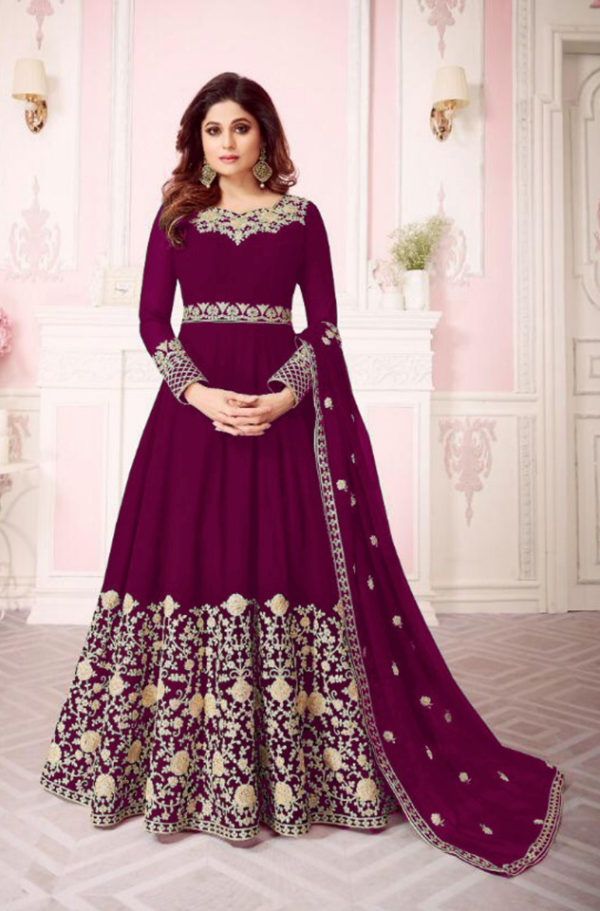 energetic-purple-color-georgette-with-coding-embroidery-work-anarkali-suit
