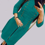 casual-wear-beautiful-green-color-high-slub-cotton-selfi-kurti