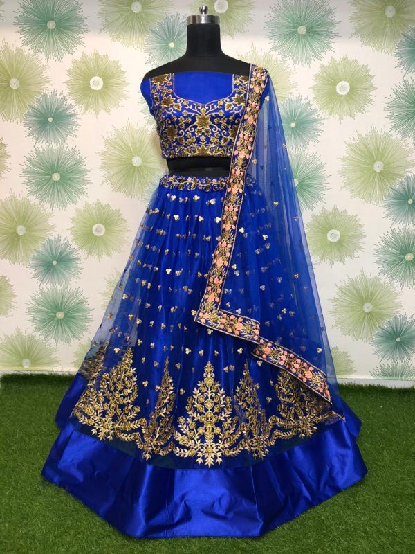 elegant-blue-heavy-mono-net-exclusive-wedding-wear-lehenga-choli