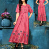 pink-color-two-tone-high-quality-rayon-with-foil-print-kurti-with-jacket