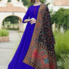 divine-royal-blue-color-digital-printed-dupatta-with-heavy-rayon-fabric-gown