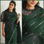 elegant-party-wear-green-color-pure-georgette-sequence-work-fancy-saree