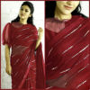 elegant-party-wear-maroon-color-pure-georgette-sequence-work-fancy-saree