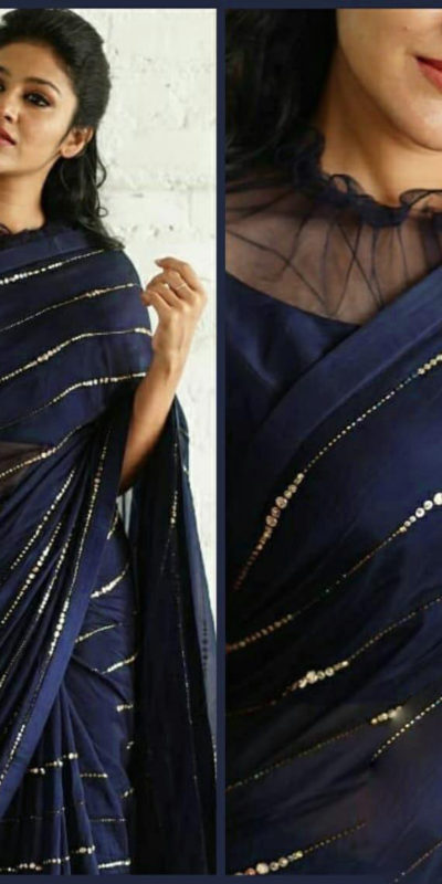 elegant-party-wear-navy-blue-color-pure-georgette-sequence-work-fancy-saree