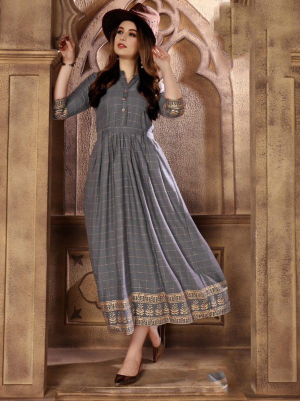 extraordinary-party-wear-grey-color-high-quality-reyon-foil-printed-kurti
