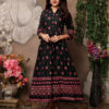 extraordinary-party-wear-navy-blue-color-high-quality-reyon-foil-printed-kurti