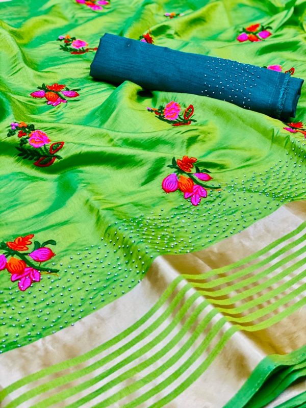 harmonious-green-color-sana-silk-festival-wear-traditional-saree