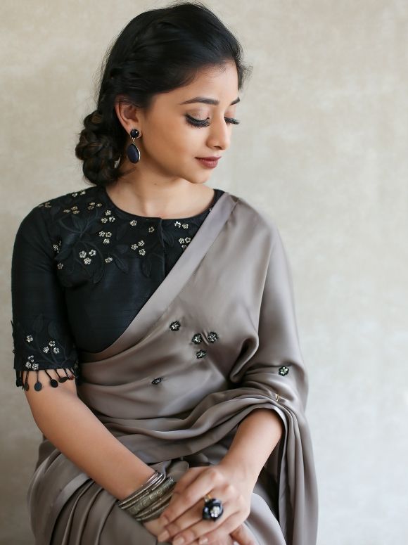 harmonious-grey-color-zoya-silk-with-resham-diamond-work-saree
