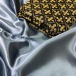 hypnotic-blackgrey-color-semi-satin-fabrics-traditional-wear-classic-saree