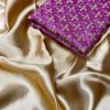 hypnotic-pinkcream-color-semi-satin-fabrics-traditional-wear-classic-saree