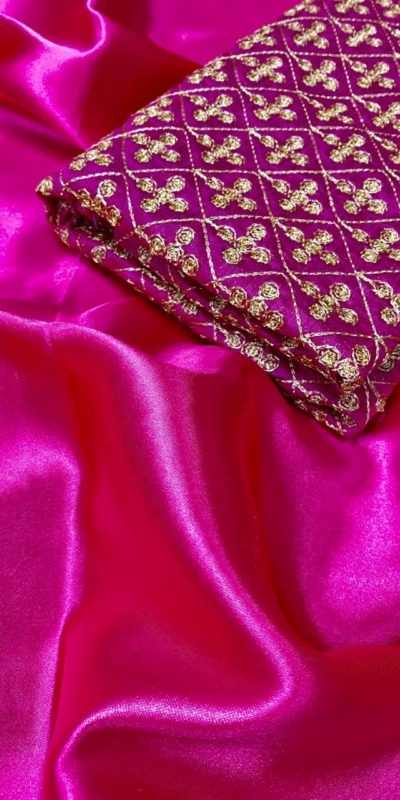 hypnotic-pinkpink-color-semi-satin-fabrics-traditional-wear-classic-saree