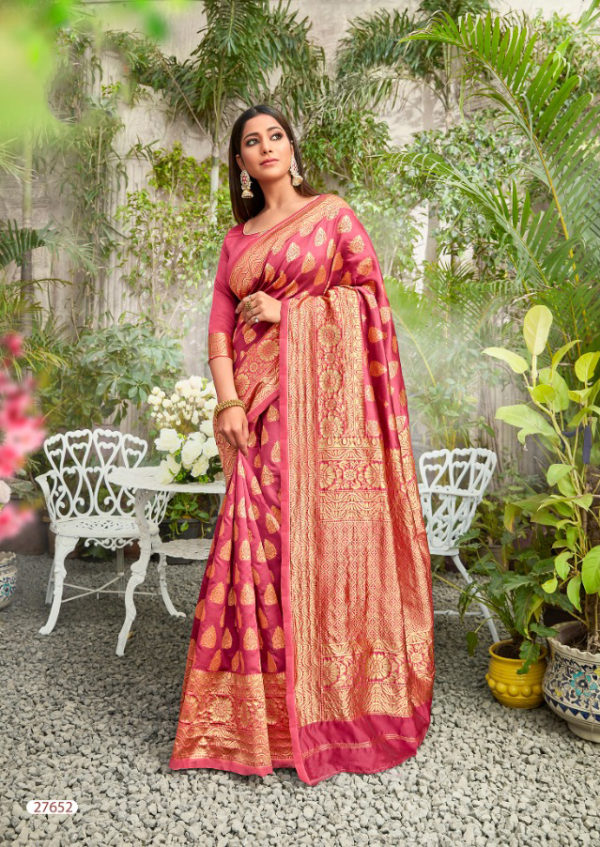 maroon-banarasi-silk-jacquard-saree-with-heavy-rich-zari-pallu