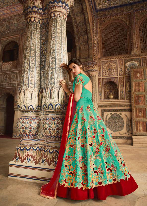 picturesque-sea-green-color-heavy-net-embroidered-codding-stone-work-sharara-suit