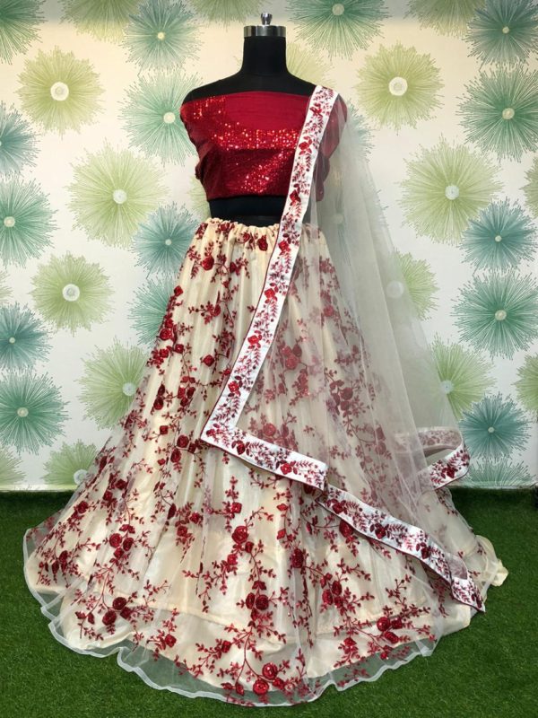 sparkling-maroon-color-heavy-net-all-over-sequence-work-lehenga-choli