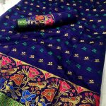 vibrant-blue-color-chanderi-cotton-traditional-wear-superb-saree