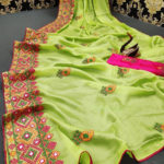 stunning-green-color-moss-chiffon-soft-silk-wedding-party-wear-saree