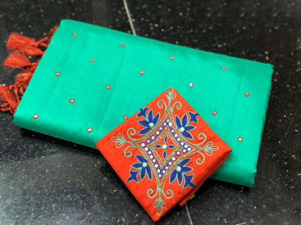 vibrant-sea-green-color-raw-silk-traditional-and-wedding-wear-saree