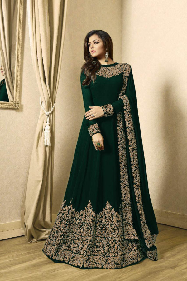 drashti-dhami-dark-green-vaishnavi-georgette-floor-length-anarkali