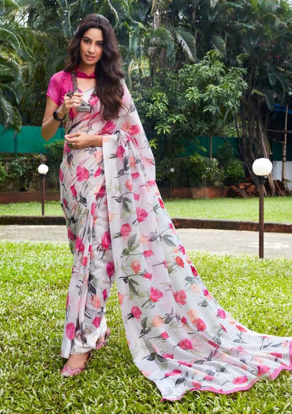 perfect-party-wear-saree-for-womens-in-whitepink-color-georgette-with-print